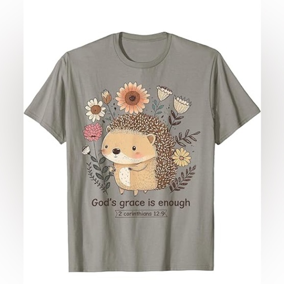 Amazon Tops - Amazon PINK hedgehog Tshirt